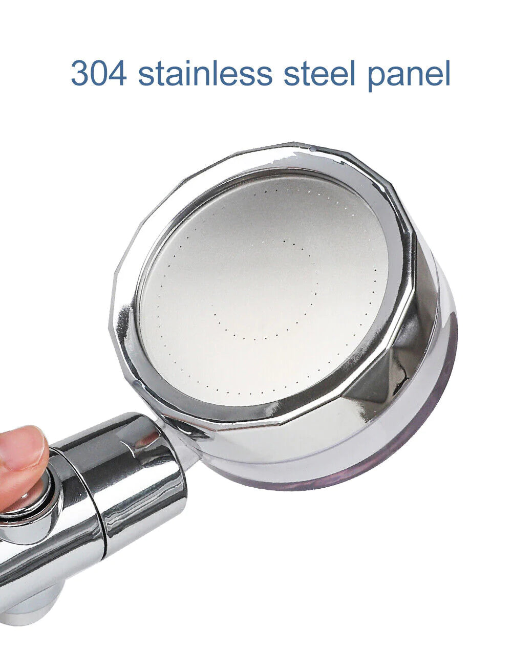 High Pressure Shower Head β 5 Spray Settings for Spa-like Comfort