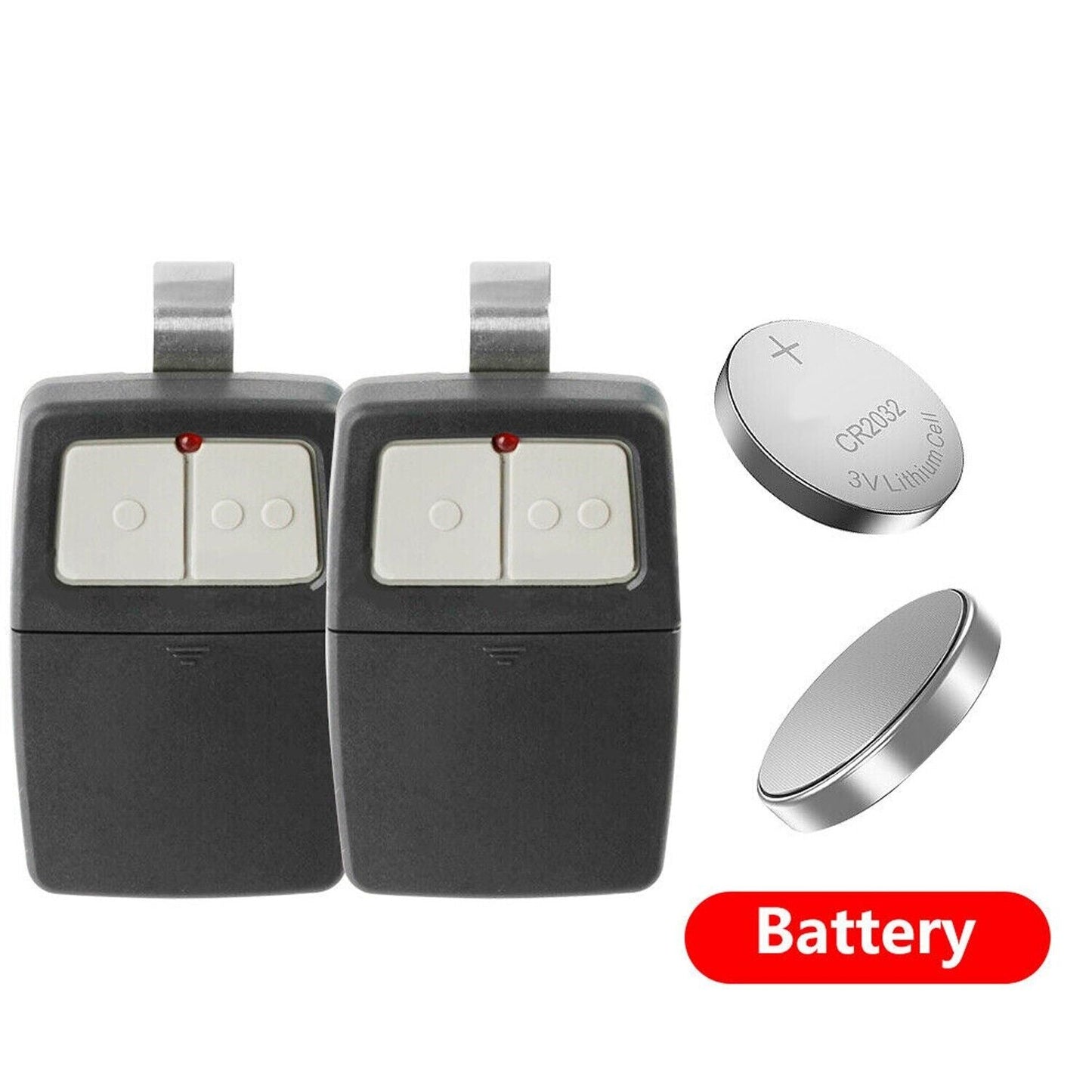 2 - Pack Universal Garage Door Opener Remotes – Compatible with 375LM 375UT KLIK1U – Home Electronics – Eliosun Home Decor
