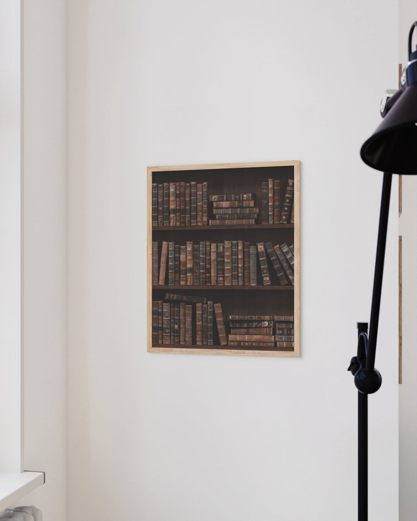 Minimalist Wooden Bookshelf β Multi-Tier Modern Storage Rack for Living Room & Office