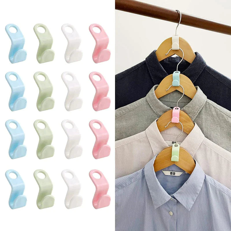 40PCS Clothes Hanger Connector Hooks β Space Saving Closet Organizers