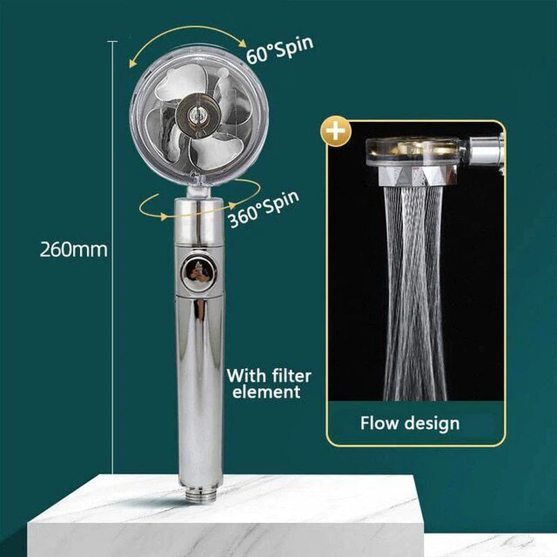 High Pressure Shower Head β 5 Spray Settings for Spa-like Comfort