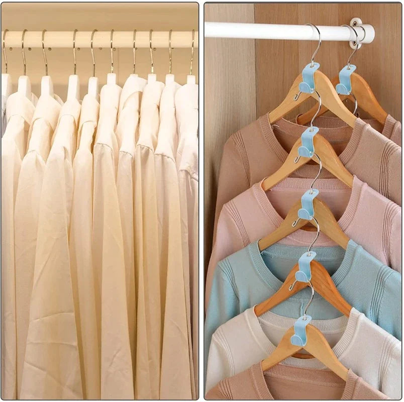 40PCS Clothes Hanger Connector Hooks β Space Saving Closet Organizers