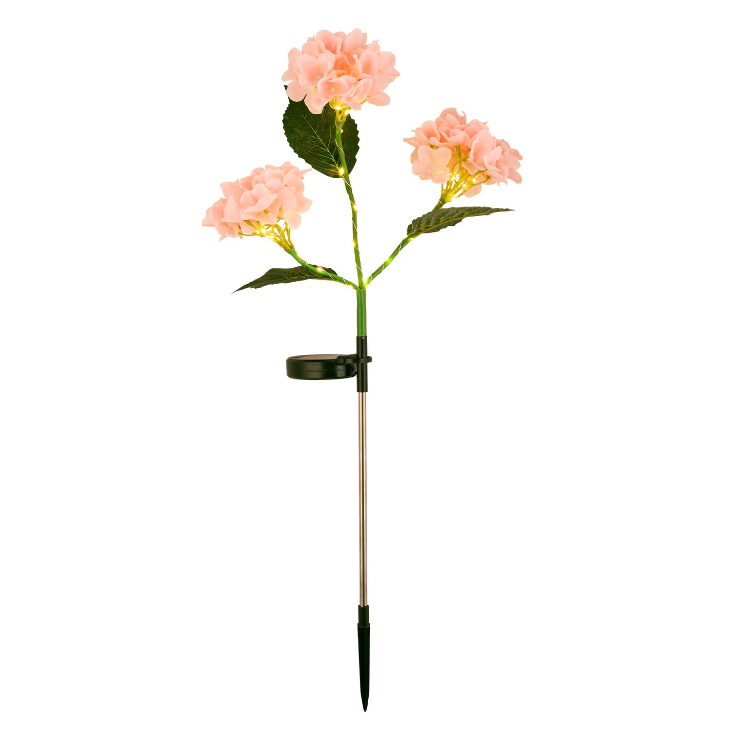 2-Pack Solar Hydrangea Garden Lights β Outdoor Yard Decoration