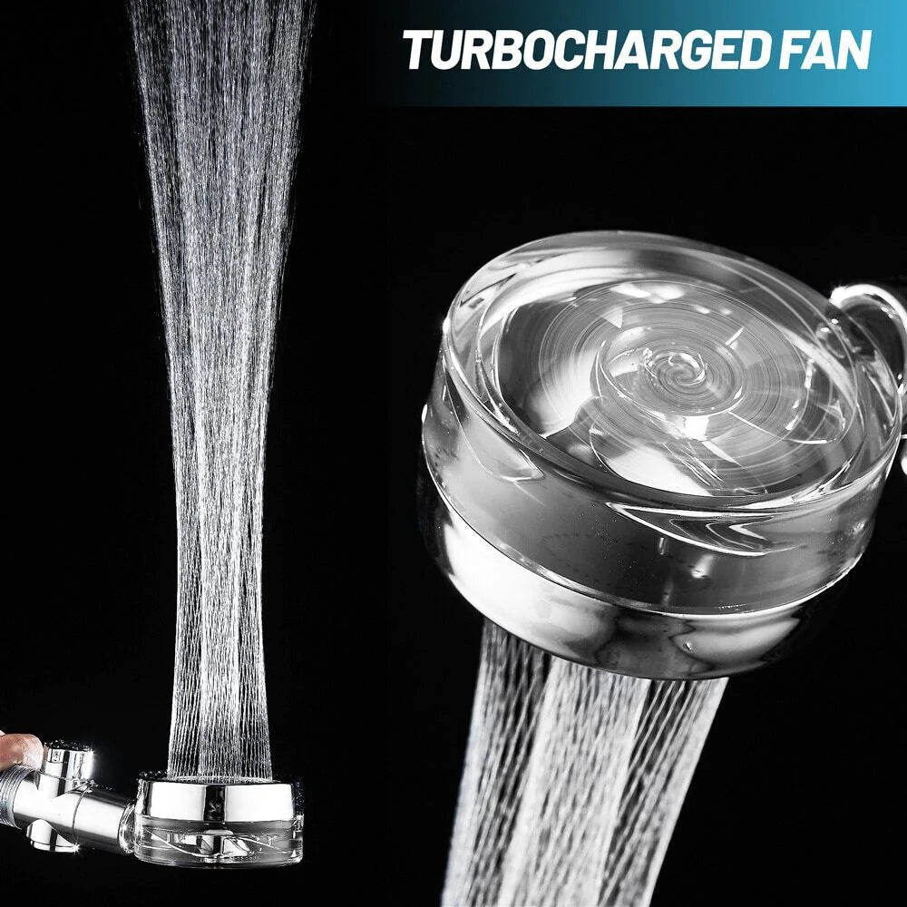 High Pressure Shower Head β 5 Spray Settings for Spa-like Comfort