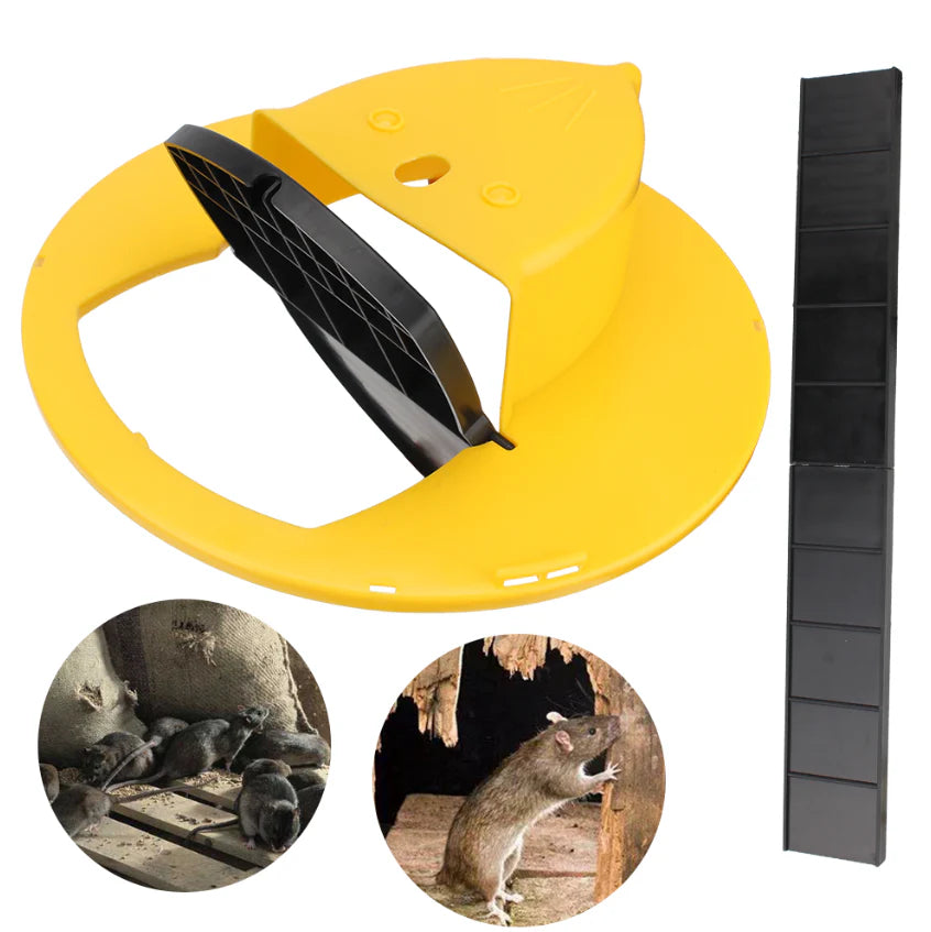 Flip & Slide Mouse Trap Lid – Humane & Auto-Reset Design