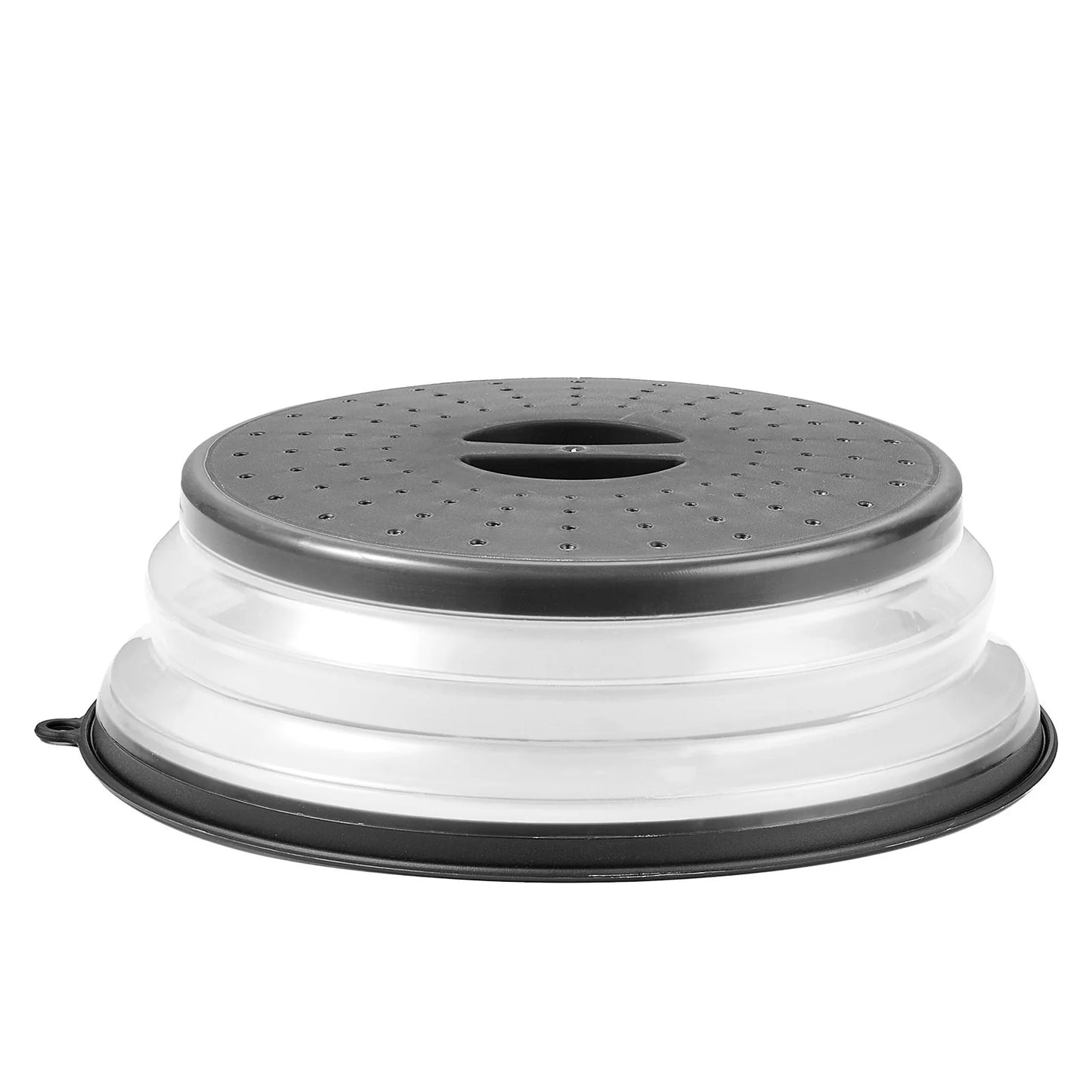 Collapsible Microwave Splatter Cover – Anti-Splash Food Lid with Steam Vents