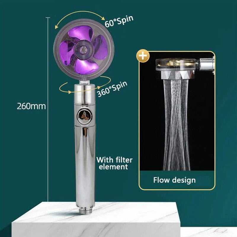 High Pressure Shower Head β 5 Spray Settings for Spa-like Comfort