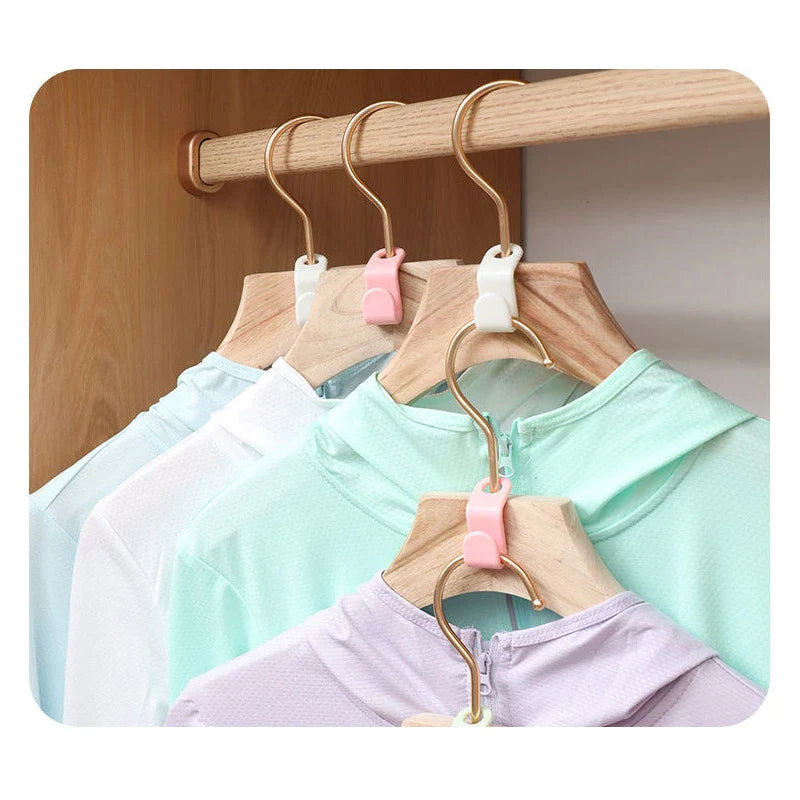 40PCS Clothes Hanger Connector Hooks β Space Saving Closet Organizers
