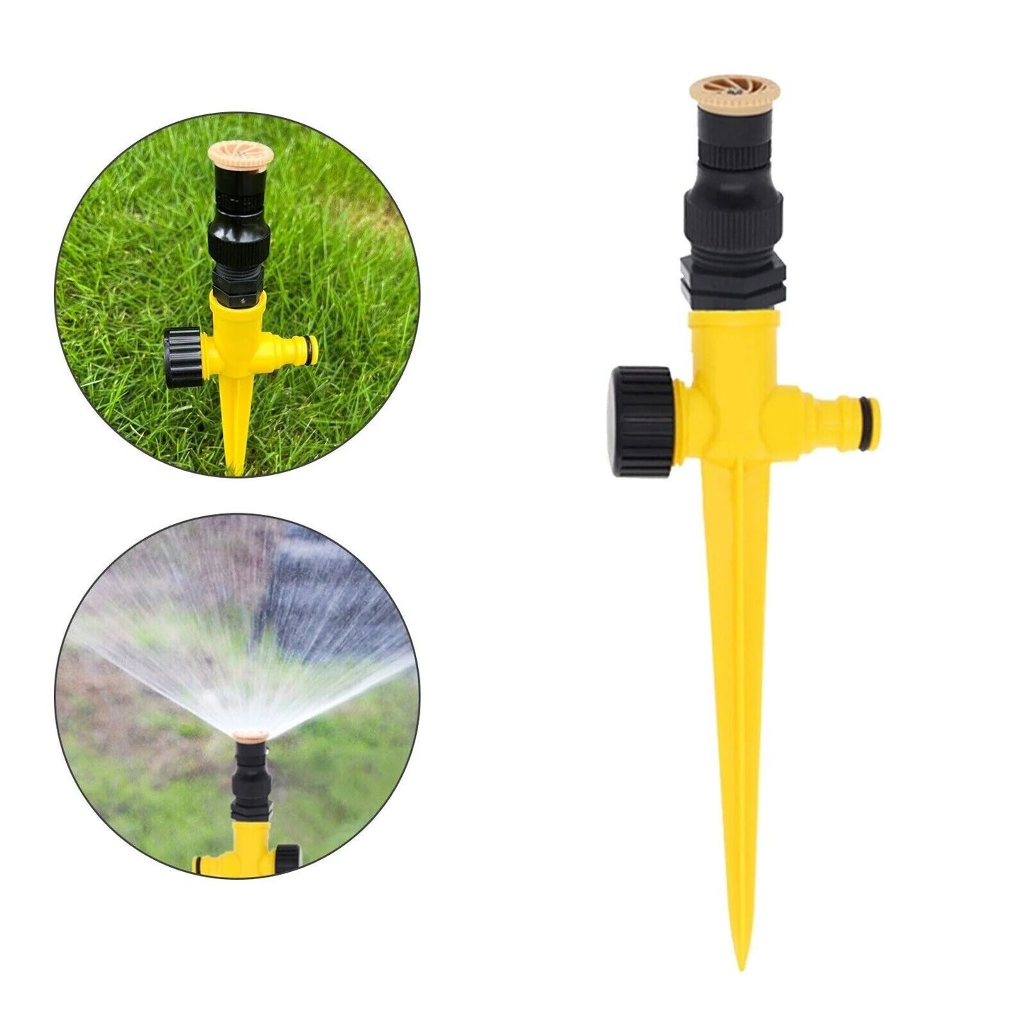 360Β° Rotating Garden Sprinkler System β Adjustable Lawn Watering Tool