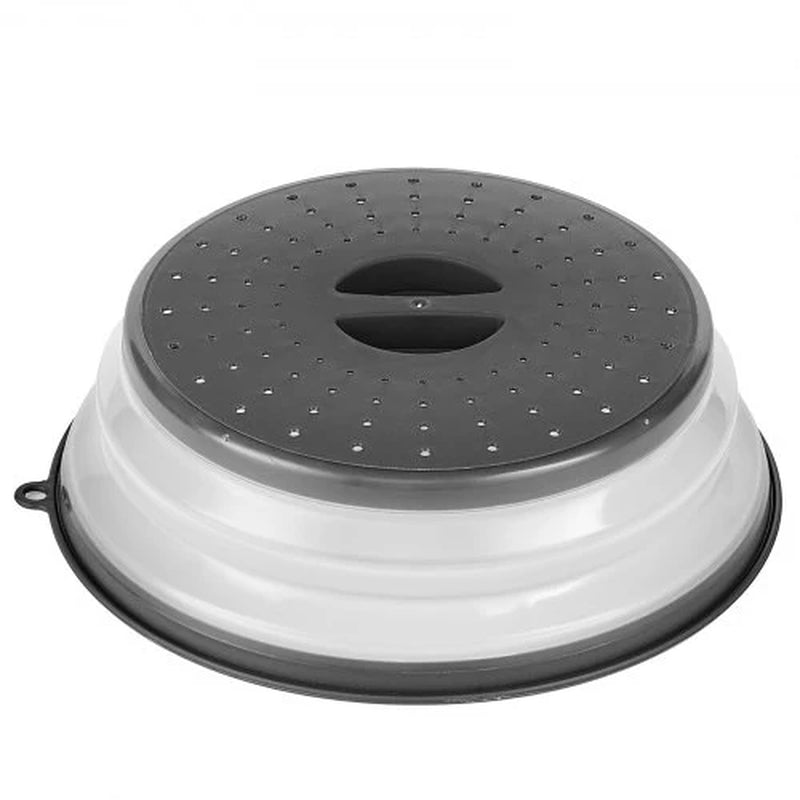 Collapsible Microwave Splatter Cover – Anti-Splash Food Lid with Steam Vents