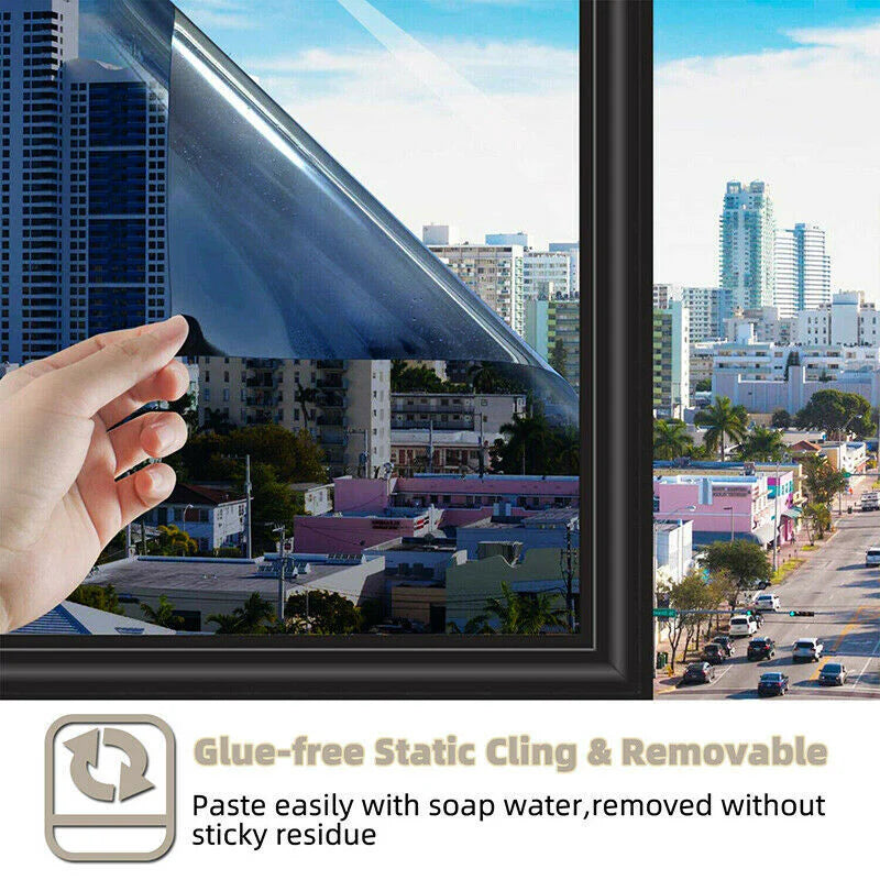 Window Privacy Tint Film β UV Heat Protection & Daylight Privacy
