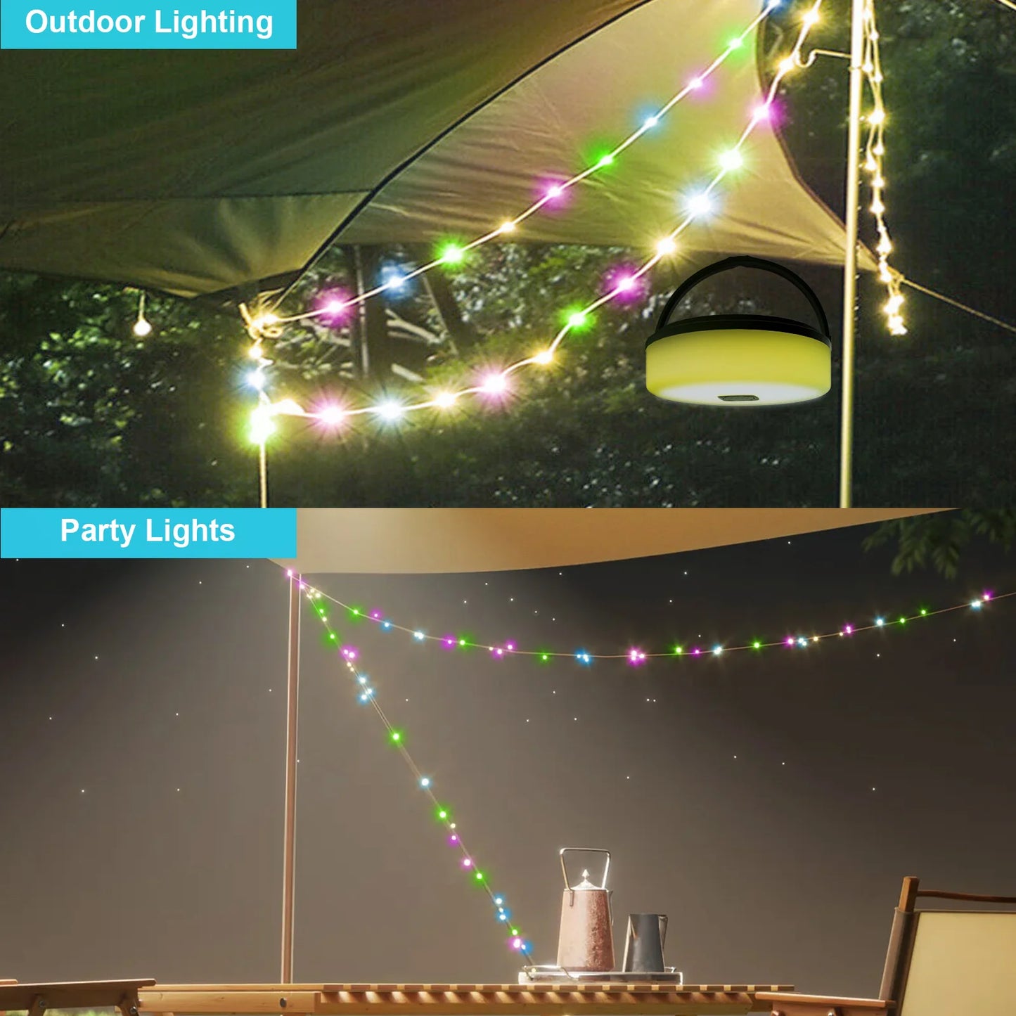 33FT LED Strip Rope Light – Waterproof Outdoor Ambience Lighting