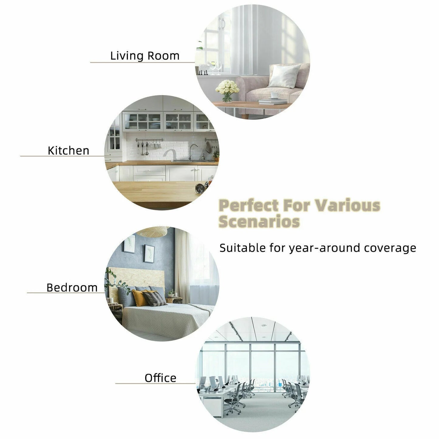 Window Privacy Tint Film β UV Heat Protection & Daylight Privacy