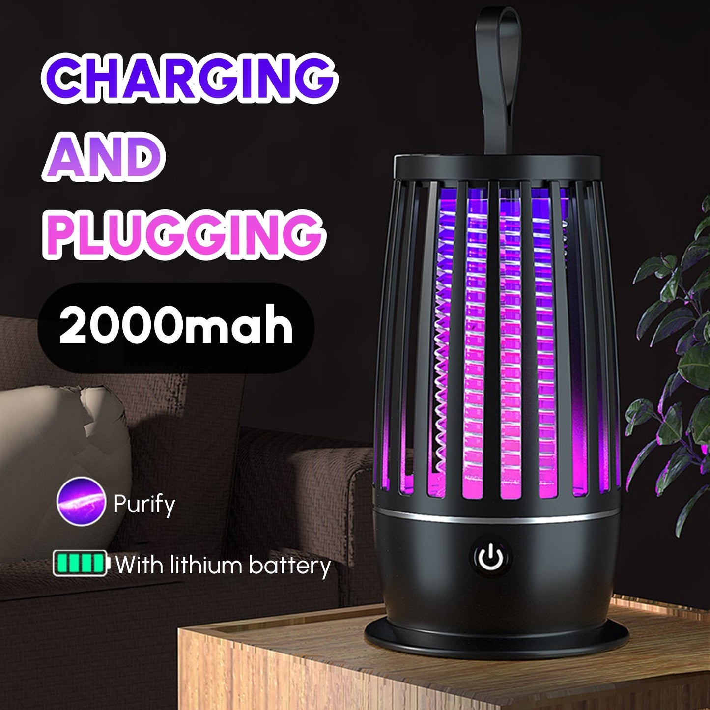 Indoor Electric Bug Zapper – UV Mosquito Killer Lamp with Low - Voltage Safety – Indoor Pest Control – Eliosun Home Decor