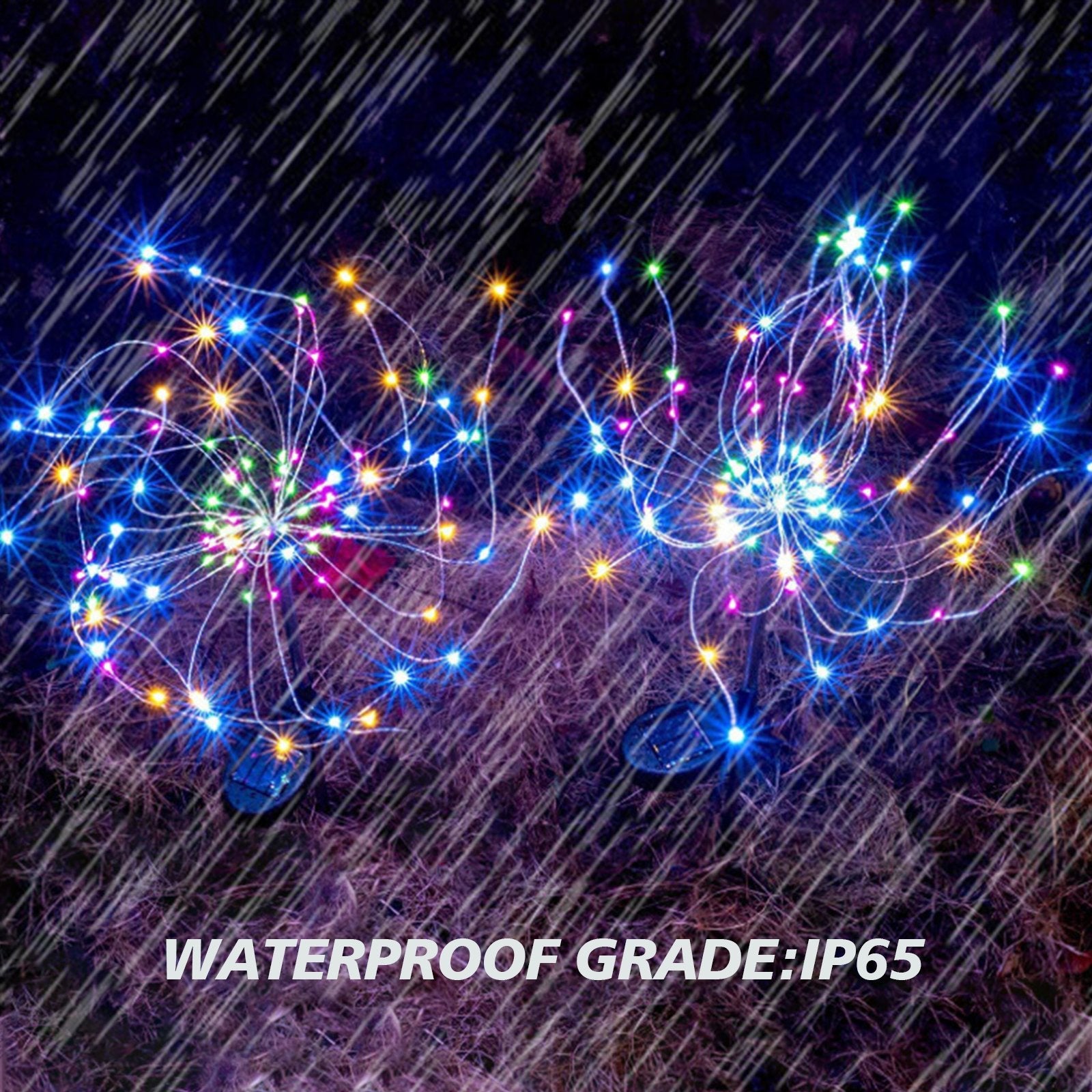120LED Solar Firework Lights – Waterproof Outdoor Garden Decorations with Multicolor Glow – Eliosun Home Decor
