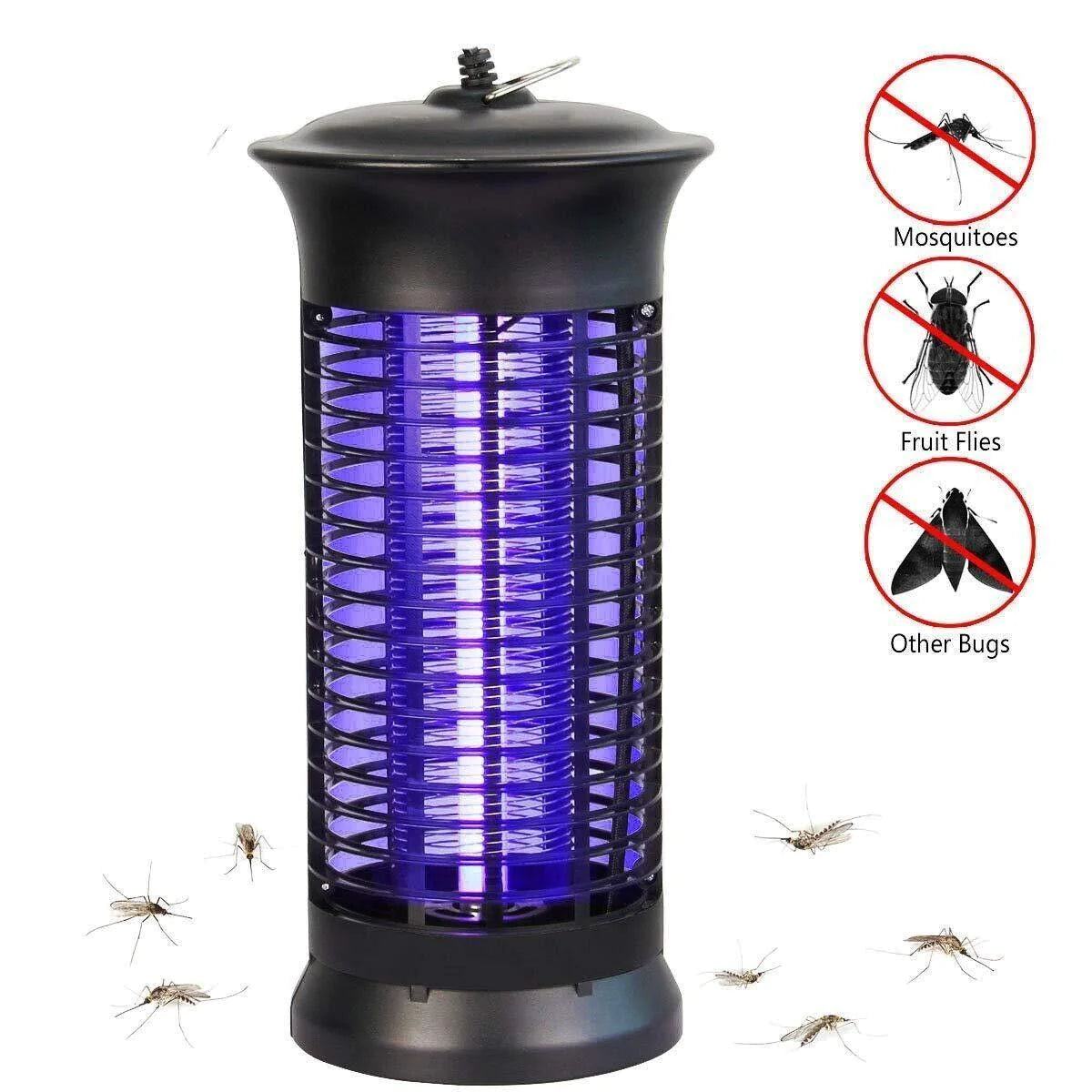 Electric Insect Zapper Lamp with 4,000V for Effective Fly and Gnat Control