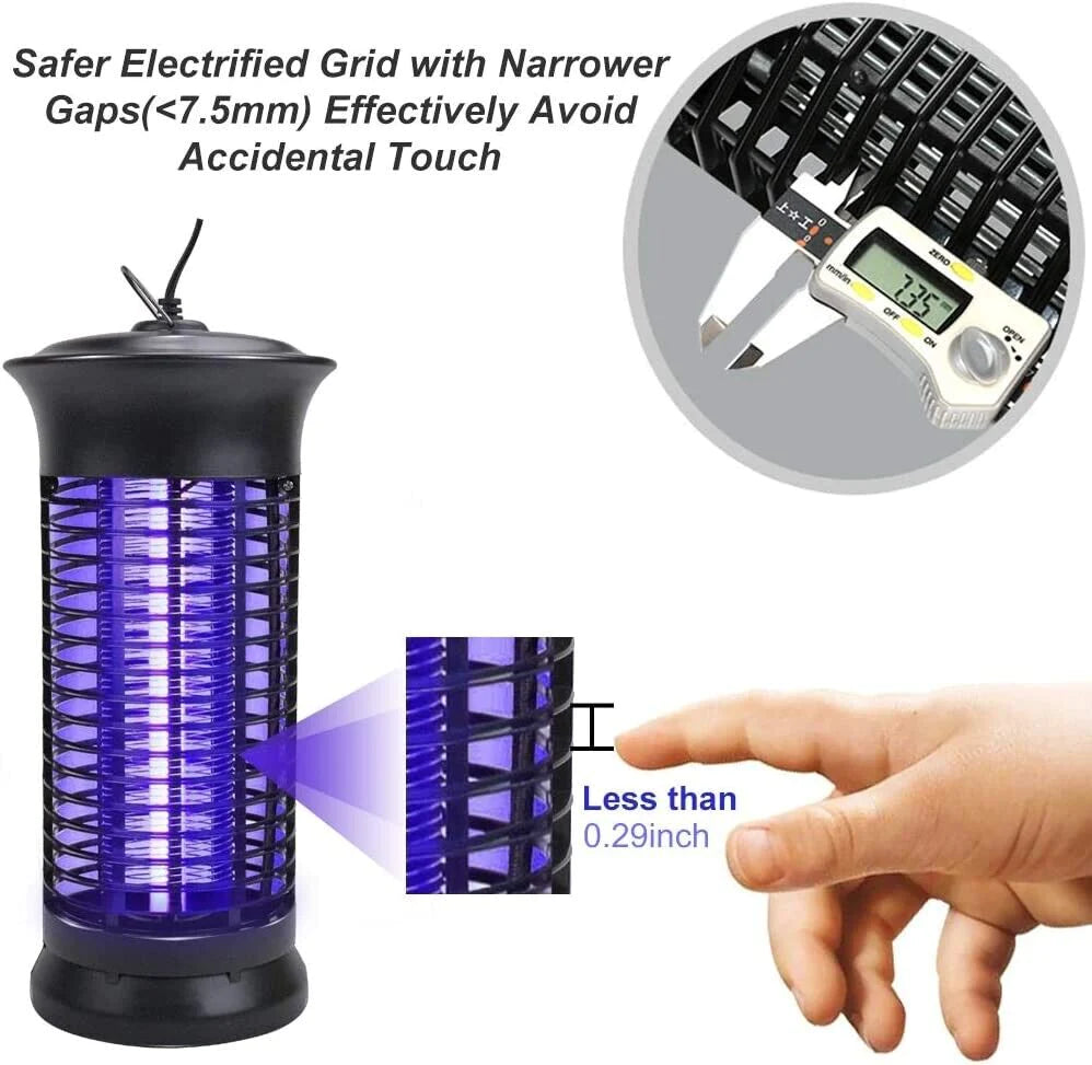 Electric Insect Zapper Lamp with 4,000V for Effective Fly and Gnat Control