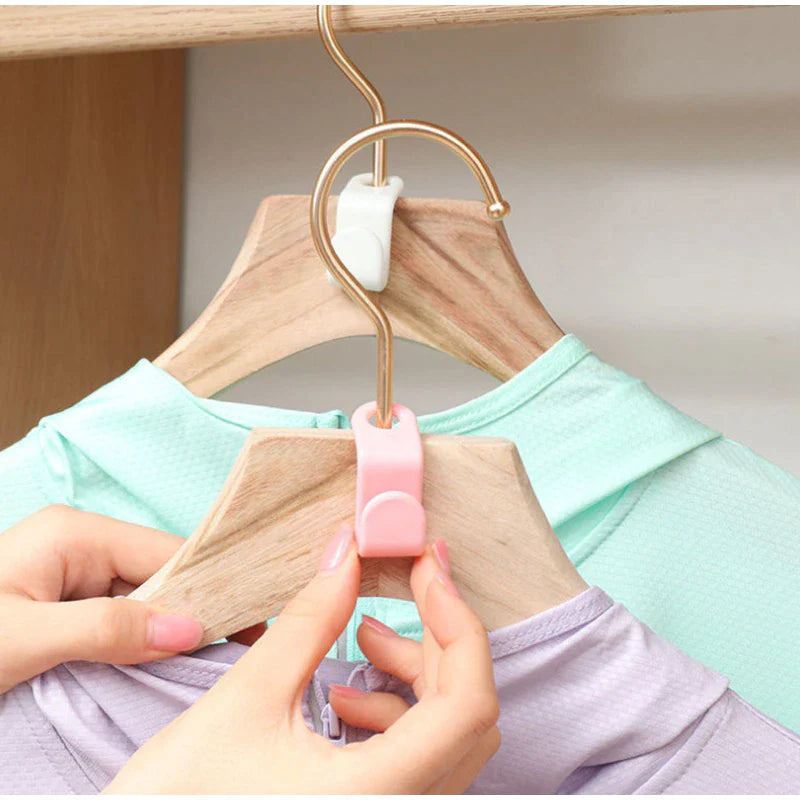 40PCS Clothes Hanger Connector Hooks – Space Saving Closet Organizers