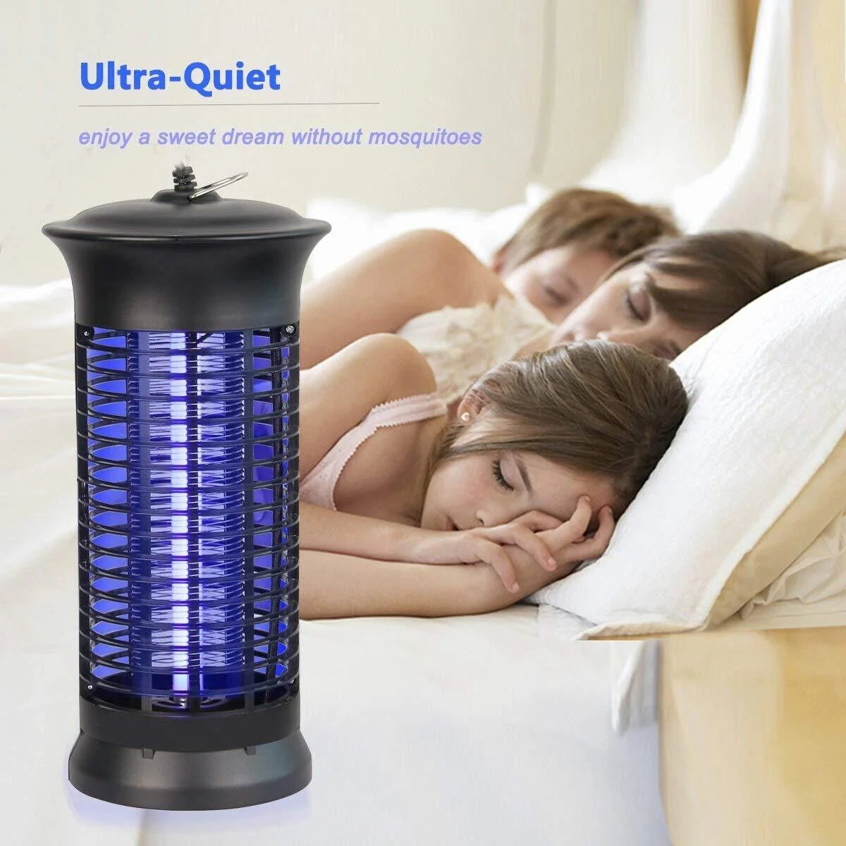 Electric Insect Zapper Lamp with 4,000V for Effective Fly and Gnat Control