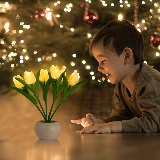 Tulip Night Light – Soft Glow Flower Lamp for Bedroom & Gifts