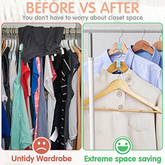 40PCS Clothes Hanger Connector Hooks – Space Saving Closet Organizers