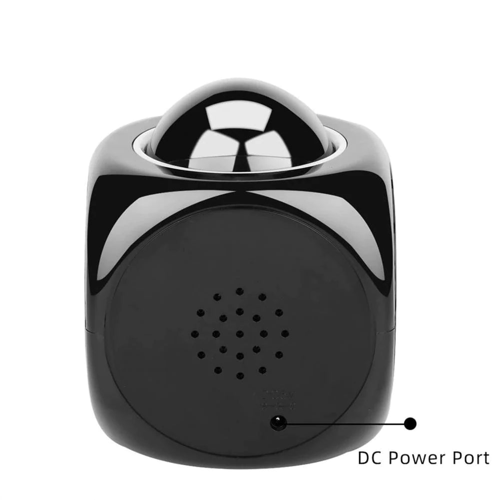 Smart LED Projection Alarm Clock with Voice & Weather Display – USB Powered