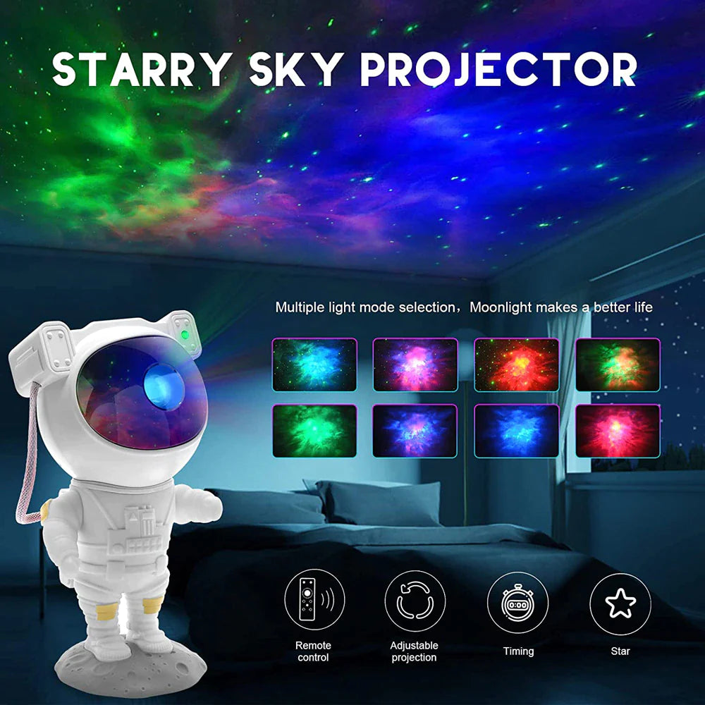 Astronaut Galaxy Projector – Transform Your Room Into a Starry Space