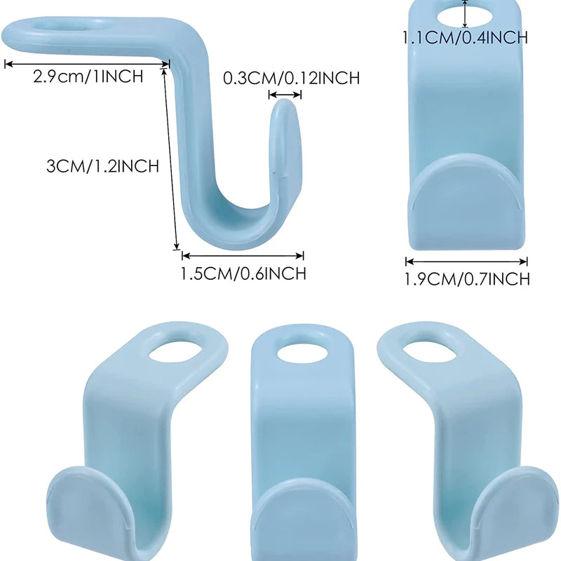 40PCS Clothes Hanger Connector Hooks – Space Saving Closet Organizers