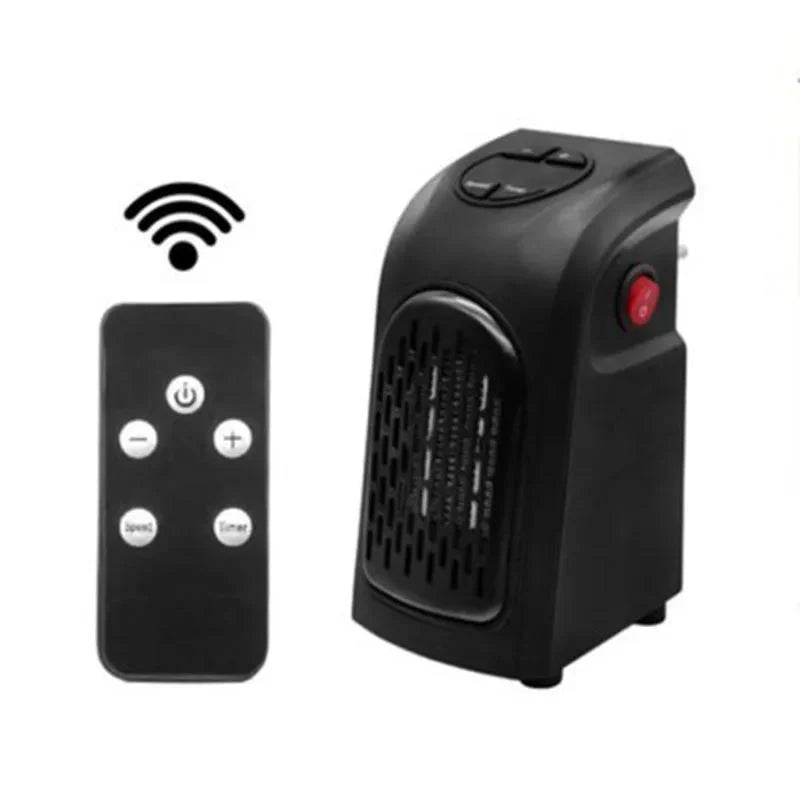 Mini Electric Space Heater – Fast Ceramic Heating with Adjustable Thermostat for Home & Office