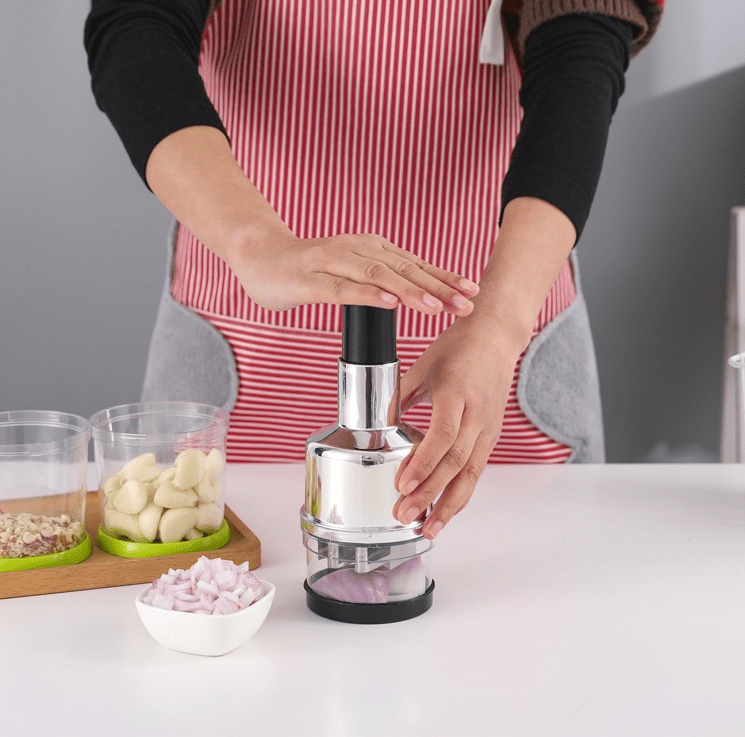 Hand - Powered Food Chopper – Effortless Veggie & Fruit Slicer – Kitchen Tools – Eliosun Home Decor