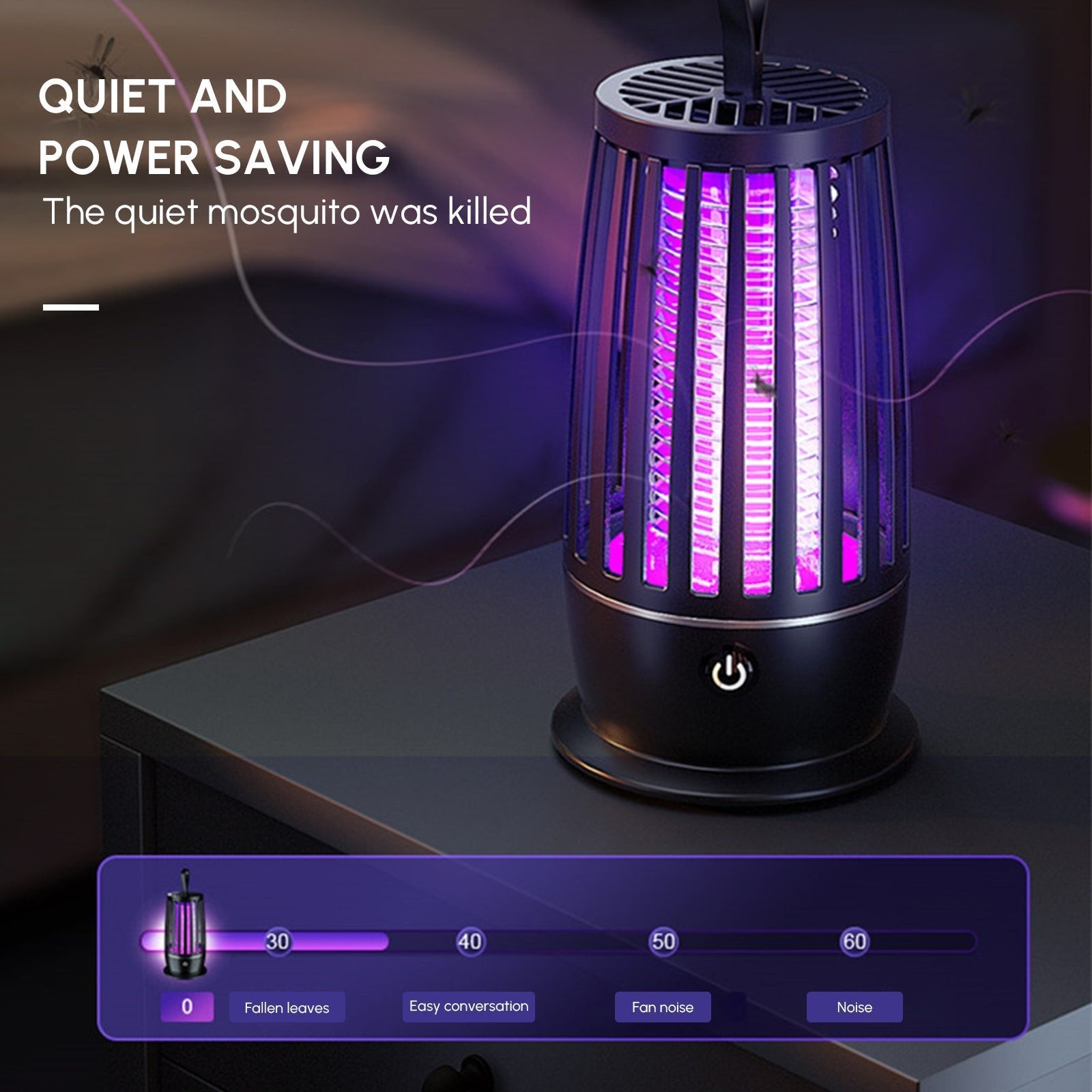 Indoor Electric Bug Zapper – UV Mosquito Killer Lamp with Low - Voltage Safety – Indoor Pest Control – Eliosun Home Decor