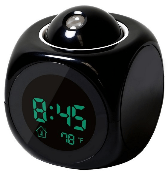LED Projection Alarm Clock with Voice Control – Eliosun Home Decor