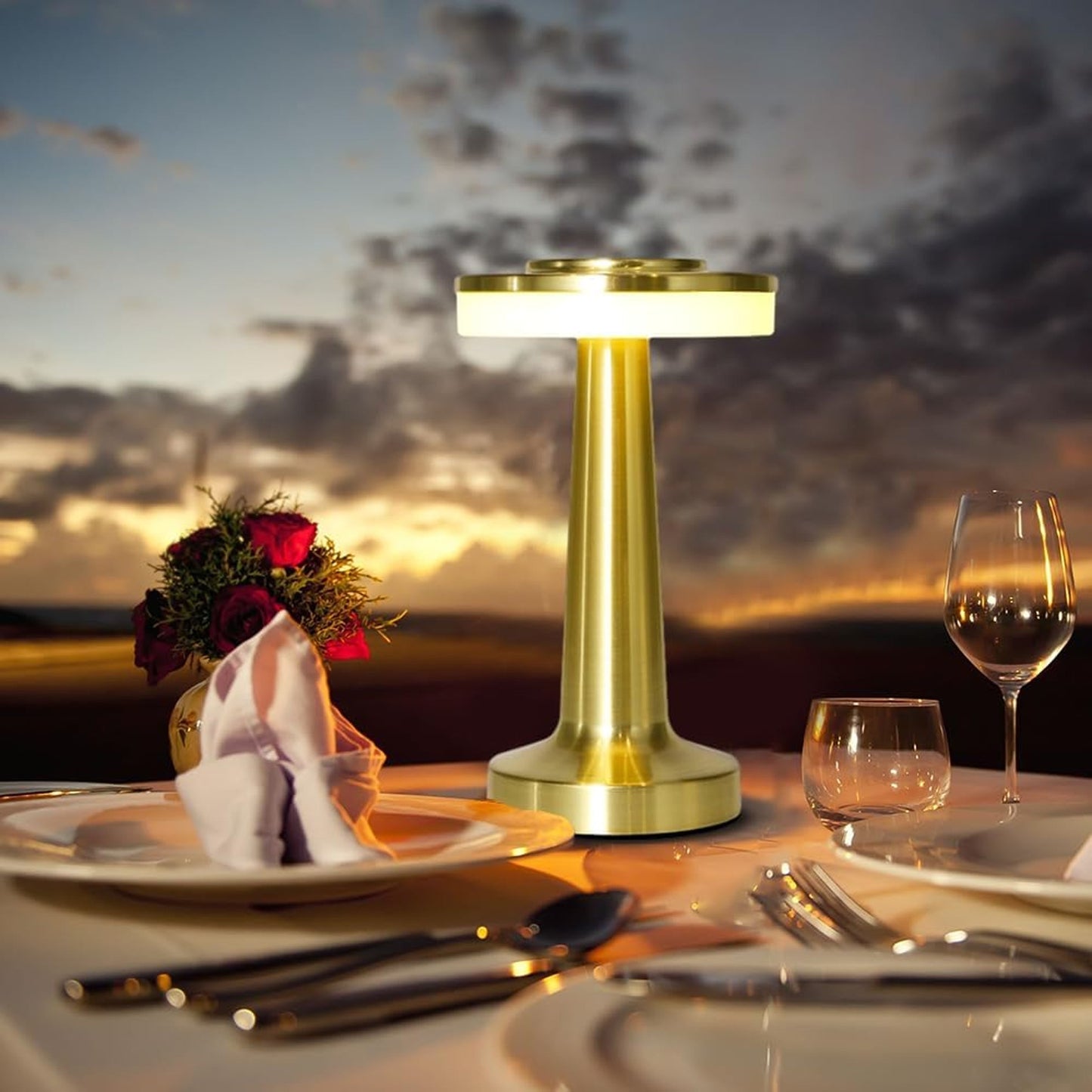 LED Table Lamp Touch Console Dimmable USB Rechargeable Desk Lamp Night – Lighting & Decor – Eliosun Home Decor