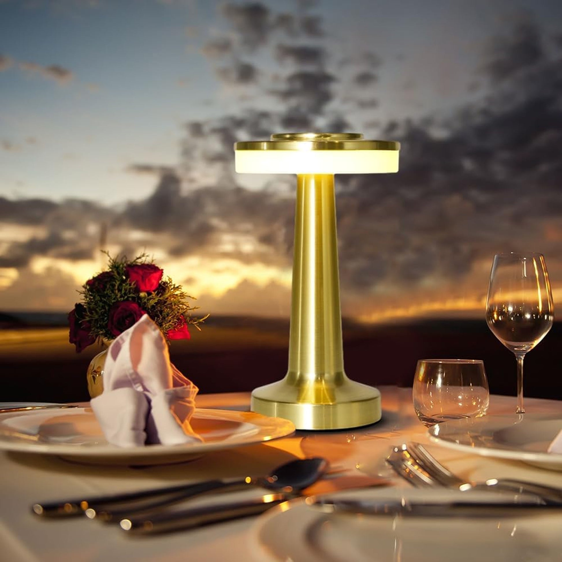 LED Table Lamp Touch Console Dimmable USB Rechargeable Desk Lamp Night – Lighting & Decor – Eliosun Home Decor