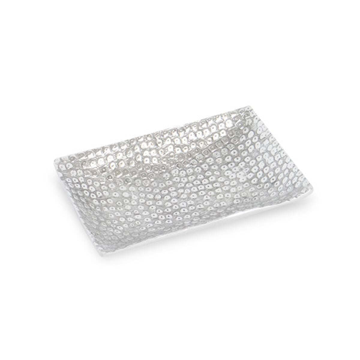 Luxury Textured Ceramic Soap Dish & Jewelry Tray – Elegant Crocodile Pattern – Bathroom Accessories – Eliosun Home Decor