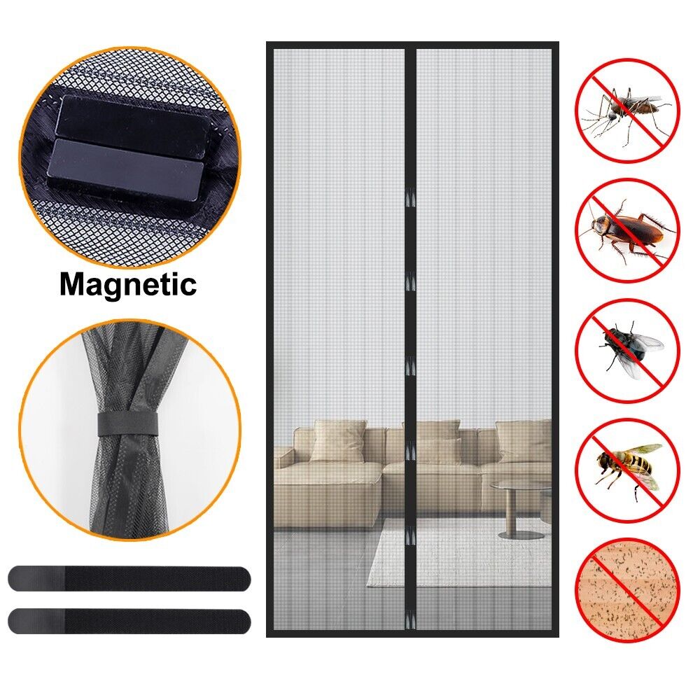 Magnetic Screen Door – Heavy Duty Mesh Curtain for Mosquito Protection – Home Accessories – Eliosun Home Decor