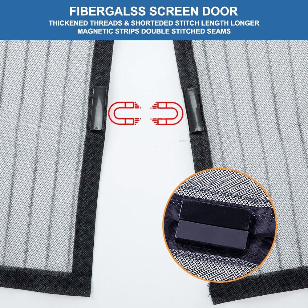 Magnetic Screen Door – Heavy Duty Mesh Curtain for Mosquito Protection – Home Accessories – Eliosun Home Decor