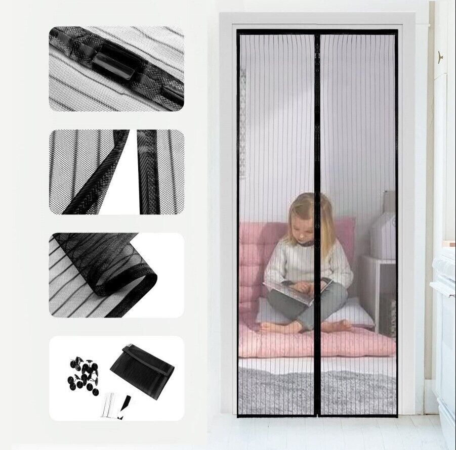 Magnetic Screen Door – Heavy Duty Mesh Curtain for Mosquito Protection – Home Accessories – Eliosun Home Decor