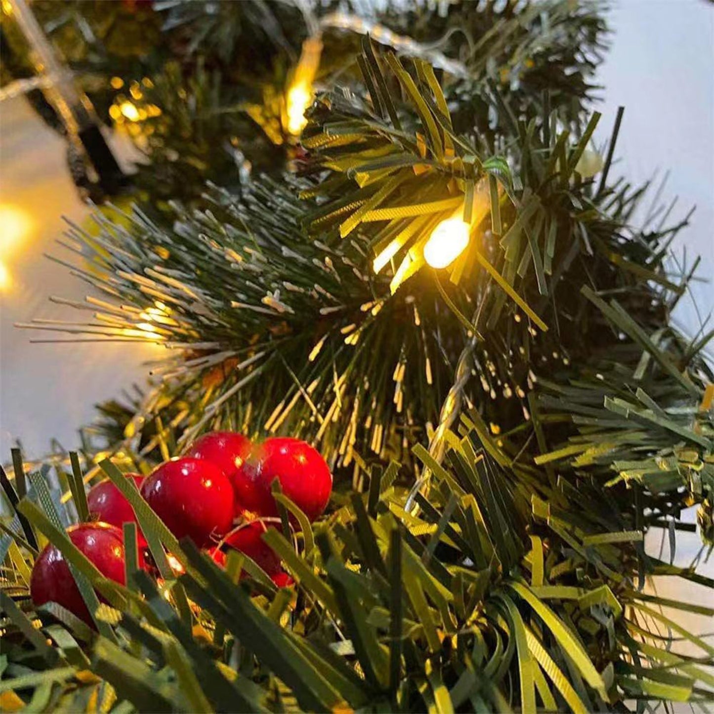 Outdoor Waterproof LED String Lights – Festive Holiday Decoration for Porch, Patio & Garden  – Eliosun Home Decor