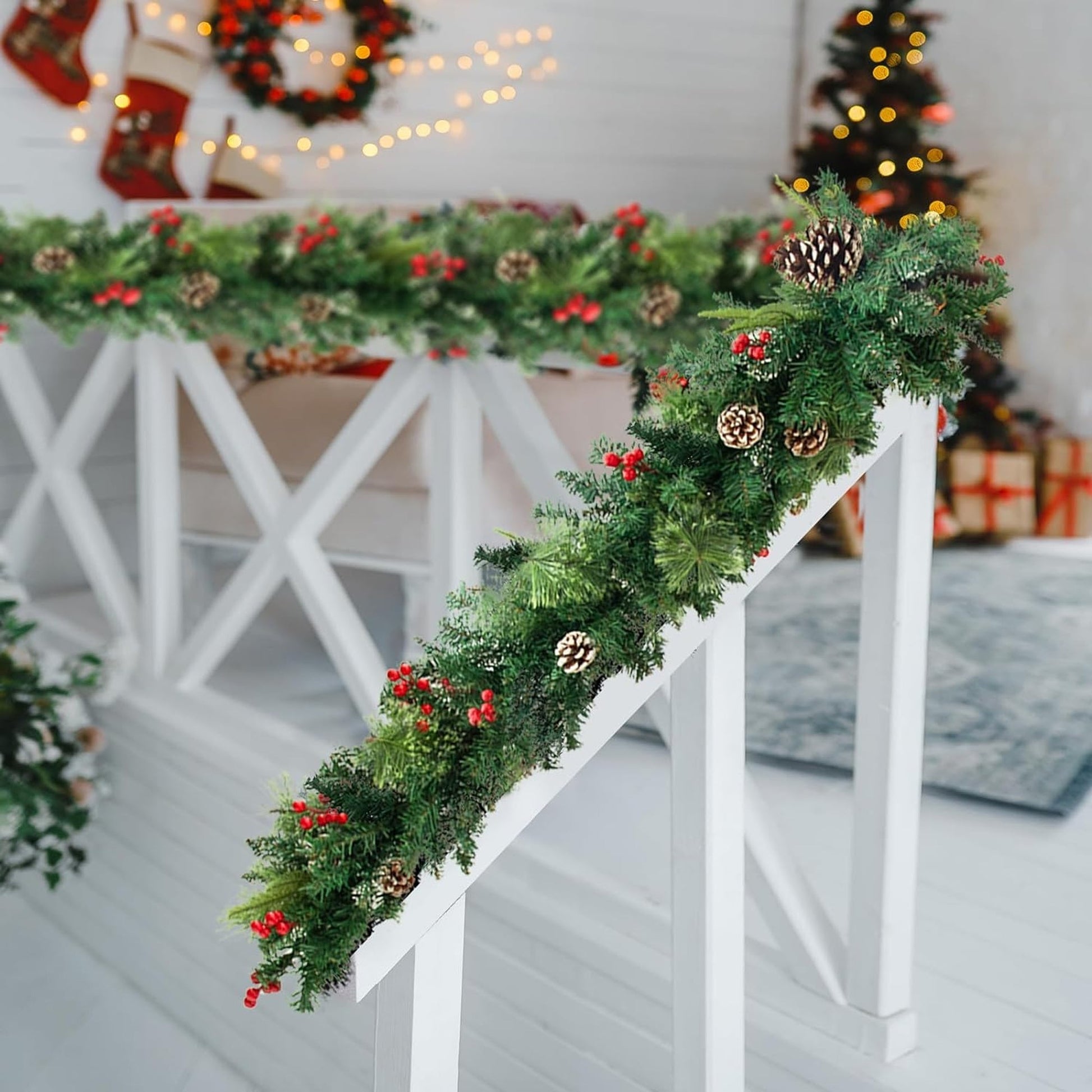 Outdoor Waterproof LED String Lights – Festive Holiday Decoration for Porch, Patio & Garden  – Eliosun Home Decor